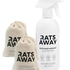 Combo Đuổi Chuột Chuyên Dụng Cho Xe Ô Tô – Chai Xịt + Túi Treo RATS AWAY
