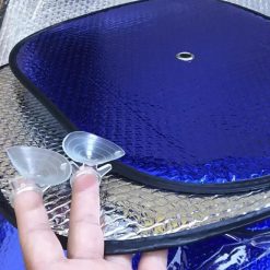 Combo Tấm Che Chắn Nắng Ô Tô Xốp Bạc, Rèm Chắn Nắng Gắn Kính Bằng Núm Hút, Cách Nhiệt Hiệu Quả