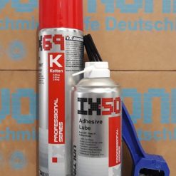 Combo Vệ Sinh & Bảo Dưỡng Sên Xe Máy VOLTRONIC–Ix69 + Ix50 (M50 Ceramic) + Bàn Chải