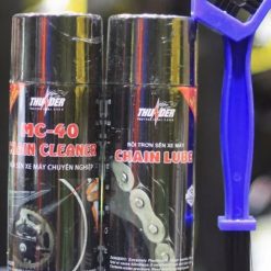Combo Vệ Sinh Sên MC-40 400ml, Dưỡng Sên Bôi Trơn Thunder 400ml & Bàn Chải Chuyên Dụng