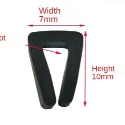 Cuộn Dây Cao Su Chữ U Bọc Viền Cửa Xe Hơi, Bảo Vệ Mép Cửa, Mép Bàn, Mép Tủ