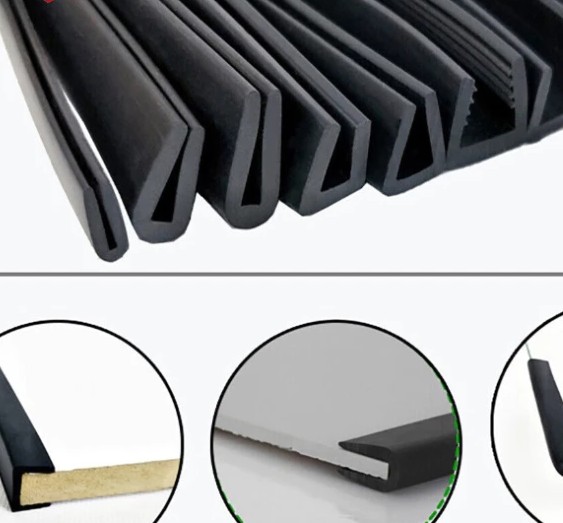 Cuộn Dây Cao Su Chữ U Bọc Viền Cửa Xe Hơi, Nẹp Mép Bảo Vệ Cạnh Bàn, Kính Tủ Kệ, Chống Trầy Xước