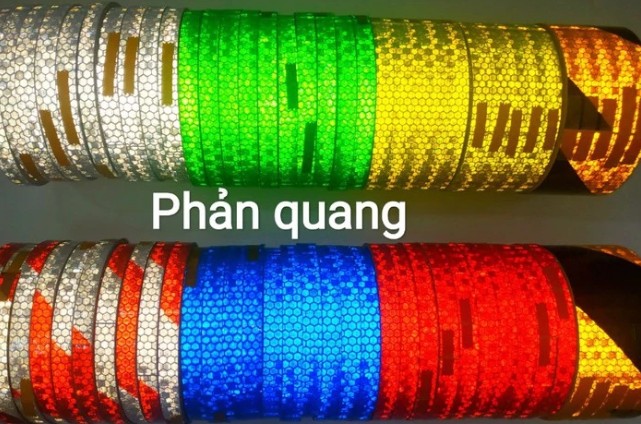 Cuộn Decal Phản Quang Dán Viền Xe, Tem Chỉ Phản Quang Bản 1cm × Dài 8 Mét