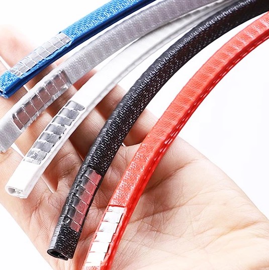 Cuộn Gioăng Cao Su 5m, Nẹp Viền Cửa Chữ U Lõi Thép, Bảo Vệ Mép Cửa Ô Tô Chống Va Đập & Trầy Xước