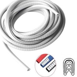 Cuộn Gioăng Cao Su Nẹp Viền Cửa Ô Tô Chữ U Lõi Thép Dài 5 Mét, Chống Va Đập, Trầy Xước, Giảm Ồn