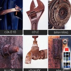 Dầu Tẩy Rỉ Sét & Bôi Trơn Đa Dụng D-Chem Anti Rust 450ml Bảo Dưỡng Kim Loại Toàn Diện