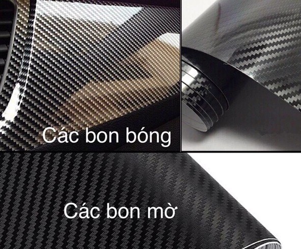 Decal Carbon Dán Xe Mờ & Carbon Bóng Trang Trí Ô Tô, Xe Máy Sang Trọng