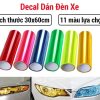 Decal Dán Pha Đèn Ô Tô, Xe Máy Nhiều Màu | Bảo Vệ & Trang Trí Đèn Xe