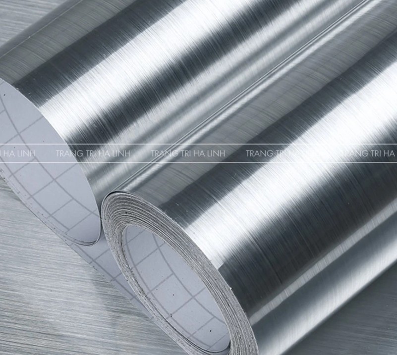 Decal Nhôm Xước Màu Bạc, Vàng Làm Mới Bề Mặt Nhanh Chóng, Sang Trọng Và Bền Đẹp