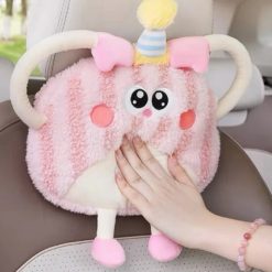 Đệm Bảo Vệ Đầu Xe Cho Bé Gối Tựa Đầu Ô Tô Ghế Ngồi Văn Phòng Hoạt Hình Dễ Thương