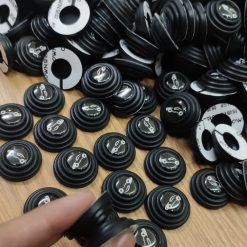 Đệm Giảm Chấn Ô Tô In Logo, Nút Cao Su Giảm Lực Đóng Cửa, Chống Xốc, Giảm Ồn Cho Xe Hơi