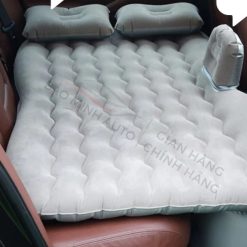 Đệm Hơi Ô Tô Chất Nhung Cao Cấp Êm Mịn, Tặng Kèm Bơm Điện 12V, 2 Gối & Miếng Vá Dự Phòng
