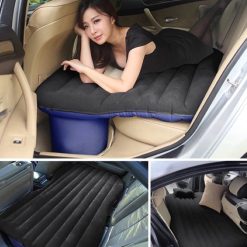 Đệm Hơi Ô Tô Giường Hơi Cho Xe Hơi Chất Nhung Êm Mịn Màng