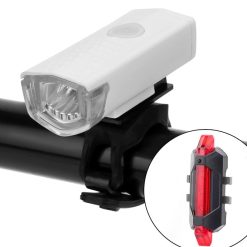 Đèn Pin Xe Đạp Siêu Sáng Chống Nước, Bền Bỉ, Đèn LED Tín Hiệu Gắn Trước & Sau Xe Đạp