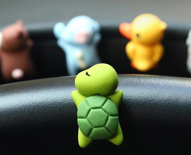 Đồ Trang Trí Nội Thất Ô Tô Hình Cừu Mini, Phụ Kiện Trang Trí Xe Hơi & Xe Điện Dễ Thương