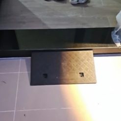 Dốc Bục Dắt Xe Máy, Ô Tô Lên Xuống 50x49x19cm, Nhựa PVC Cứng Chịu Lực Cao