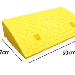 Dốc Bục Lên Xuống Xe 50x27x11cm, Bậc Cầu Dắt Xe Nhựa PVC Chịu Lực, Có Lỗ Bắt Ốc Cố Định