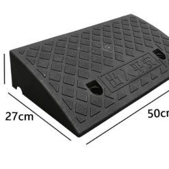 Dốc Bục Lên Xuống Xe 50x27x11cm, Bậc Cầu Dắt Xe Nhựa PVC Chịu Lực, Có Lỗ Bắt Ốc Cố Định