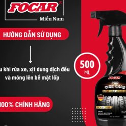 Dung Dịch Dưỡng Đen & Làm Bóng Lốp FOCAR Tire Care 500ml Phục Hồi Lốp Cũ, Làm Đen Bóng, Bảo Vệ Cao Su
