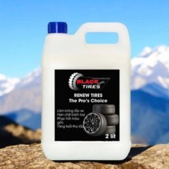 Dung Dịch Dưỡng & Làm Đen Bóng Lốp Ô Tô, Xe Máy Black Tires 2 Lít Tỷ Lệ Pha 1:3 Tiết Kiệm
