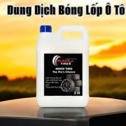 Dung Dịch Dưỡng & Làm Đen Bóng Lốp Ô Tô, Xe Máy Black Tires 2 Lít Tỷ Lệ Pha 1:3 Tiết Kiệm