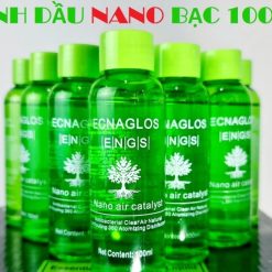 Dung Dịch Khử Mùi Nano Bạc Ecnaglos Khử Khuẩn, Khử Mùi Hiệu Quả Cho Xe Ô Tô & Không Gian Sống