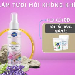 Dung Dịch Khử Mùi Xe Hơi Oải Hương Freem 100ml Khử Sạch Mùi Hôi Nhanh Chỉ Sau 5 Giây