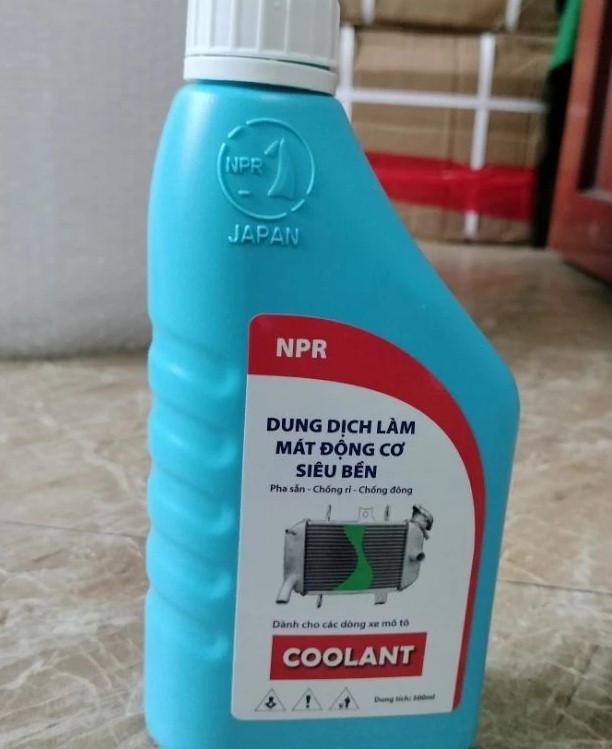 Dung Dịch Nước Làm Mát Động Cơ Xe Máy, Ổn Định Nhiệt Độ, Bảo Vệ Động Cơ Bền Bỉ