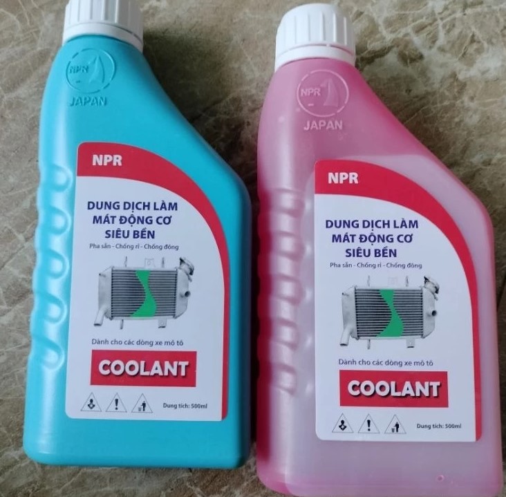 Dung Dịch Nước Làm Mát Động Cơ Xe Máy, Ổn Định Nhiệt Độ, Bảo Vệ Động Cơ Bền Bỉ