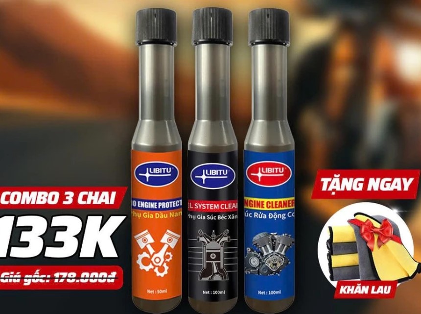 Dung Dịch Vệ Sinh Kim Phun Và Buồng Đốt LIBITU, Bảo Dưỡng Động Cơ Xe Máy Hiệu Quả