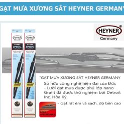 Gạt Mưa Ô Tô Heyner Germany Special, Siêu Bền, Siêu Sạch (Dành cho Ngàm Móc U)