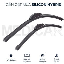 Gạt Mưa Ô Tô Silicon MEDICAR X KEINE 3 KHÔNG: Không vệt nước, Không tiếng ồn, Không xước kính