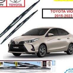 Gạt Mưa Ô Tô Toyota Vios 2015-2023 Chính Hãng Heyner Germany, Khung Xương Cứng, Size 35cm / 60cm