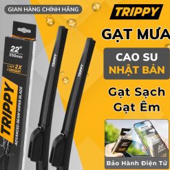 Gạt Mưa Ô Tô TRIPPY, Lưỡi Cao Su Nhật Bản, Gạt Siêu Sạch, Êm, Bền Mọi Dòng Xe