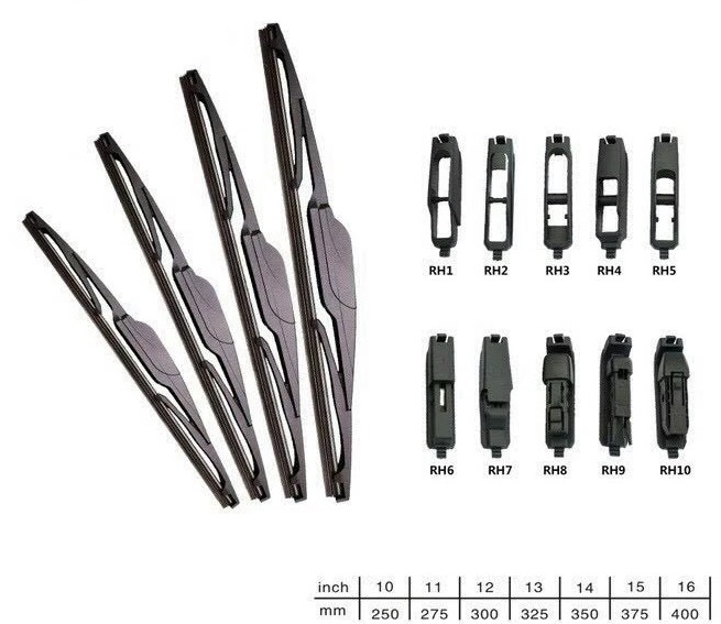 Gạt Mưa Sau Ô Tô KANTA S866 Chính Hãng, Đầy Đủ Kích Thước Dòng Xe & Chân Lắp