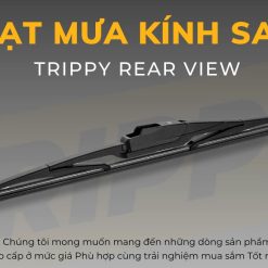 Gạt Mưa Sau Xe Ô Tô TRIPPY Chính Hãng, Kính Sau Kính Hậu Gạt Sạch, Êm Ái, Không Vệt