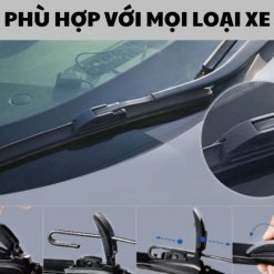 Gạt Mưa Xe Ô Tô BOSCH Thân Mềm Silicon Cao Cấp, Gạt Siêu Sạch