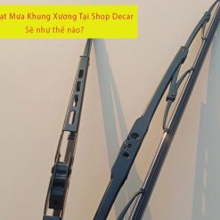 Gạt Mưa Xe Ô Tô Chevrolet Spark, Trailblazer, Cruze, Captiva, Aveo Khung Sắt, Lưỡi Silicon