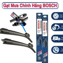 Gạt Mưa Xe Ô Tô Không Xương BOSCH Cao Cấp Gạt Quét Vượt Trội, Tầm Nhìn Rõ Ràng