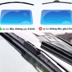 Gạt Mưa Xe Ô Tô XCHAT Ngàm Móc U, Hoạt Động Êm Ái, Không Gây Tiếng Ồn