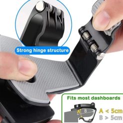 Giá Đỡ Điện Thoại Ô Tô Cao Cấp Xoay 360°, Gắn Taplo & Kính Chắn Gió, Cố Định Chắc Chắn