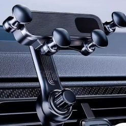 Giá Đỡ Điện Thoại Ô Tô Kẹp Cửa Gió Điều Hòa, Cảm Biến Trọng Lực Thông Minh