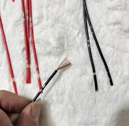 Giắc Còi Lõi Đồng Có Dây, Chân Giắc Điện Dẹp Cao Cấp