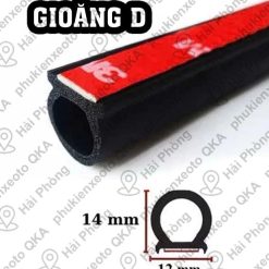 Gioăng Cao Su Chữ B, D, T, P Chống Ồn, Chống Bụi, Giảm Rung, Tăng Độ Kín Khít Cho Mọi Dòng Xe