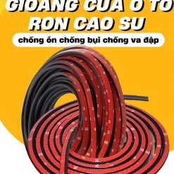 Gioăng Cao Su Chữ D 3M Dán Cửa Ô Tô, Giải Pháp Chống Ồn, Chống Bụi, Giảm Va Đập