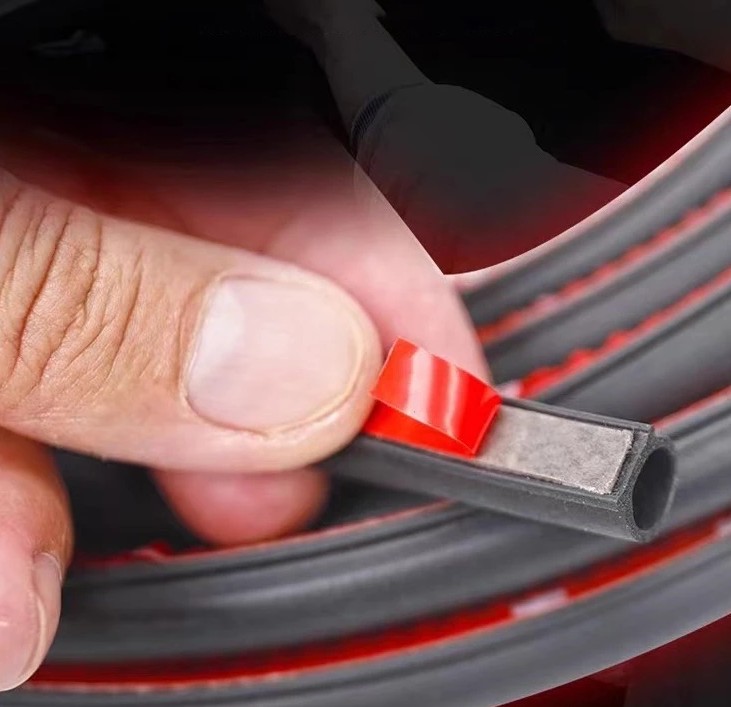 Gioăng Cao Su Chữ D Ốp Dán Viền Ô Tô, Chống Ồn, Chống Bụi & Tăng Độ Kín Cho Xe