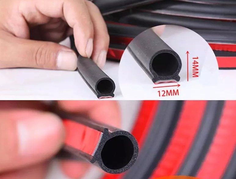 Gioăng Cao Su Chữ D Ốp Dán Viền Ô Tô, Chống Ồn, Chống Bụi & Tăng Độ Kín Cho Xe