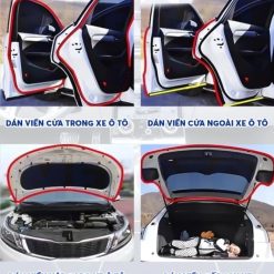 Gioăng Chữ D Dán Cửa Ô Tô Keo 3M, Giảm Ồn, Chống Bụi, Bịt Khe Cửa Hiệu Quả