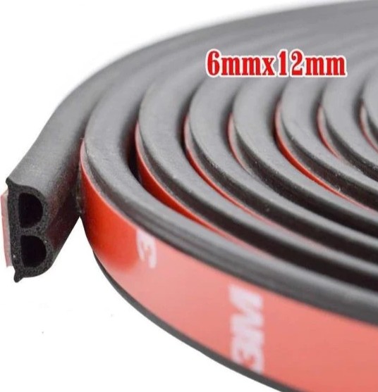 Gioăng Cửa Ô Tô Chữ B Cao Su EPDM, Chống Bụi, Giảm Ồn, Tăng Độ Kín Cho Xe