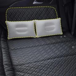 Giường Đệm Ghế Sau Ô Tô Bằng Da Cao Cấp Gấp Gọn Thông Minh Takehiro T09